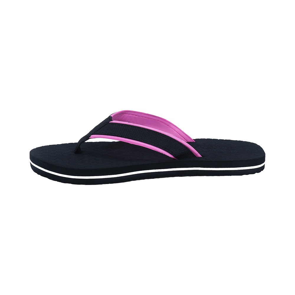 Doctor Extra Soft D 3 Women's Slippers with Bounce Back Technology Orthopaedic and Diabetic MCR Anti-skid Cushion Comfort Black Pink 8 - Image 8