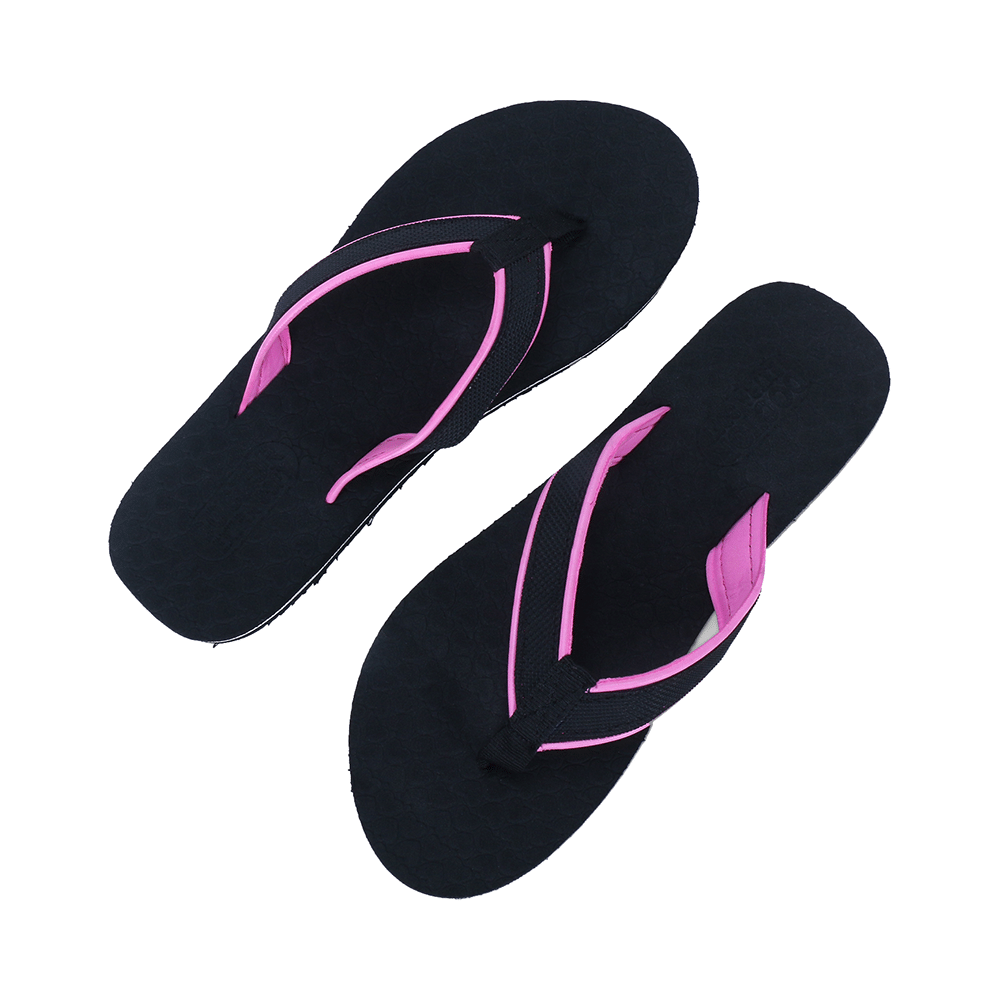 Doctor Extra Soft D 3 Women's Slippers with Bounce Back Technology Orthopaedic and Diabetic MCR Anti-skid Cushion Comfort Black Pink 8 - Image 4