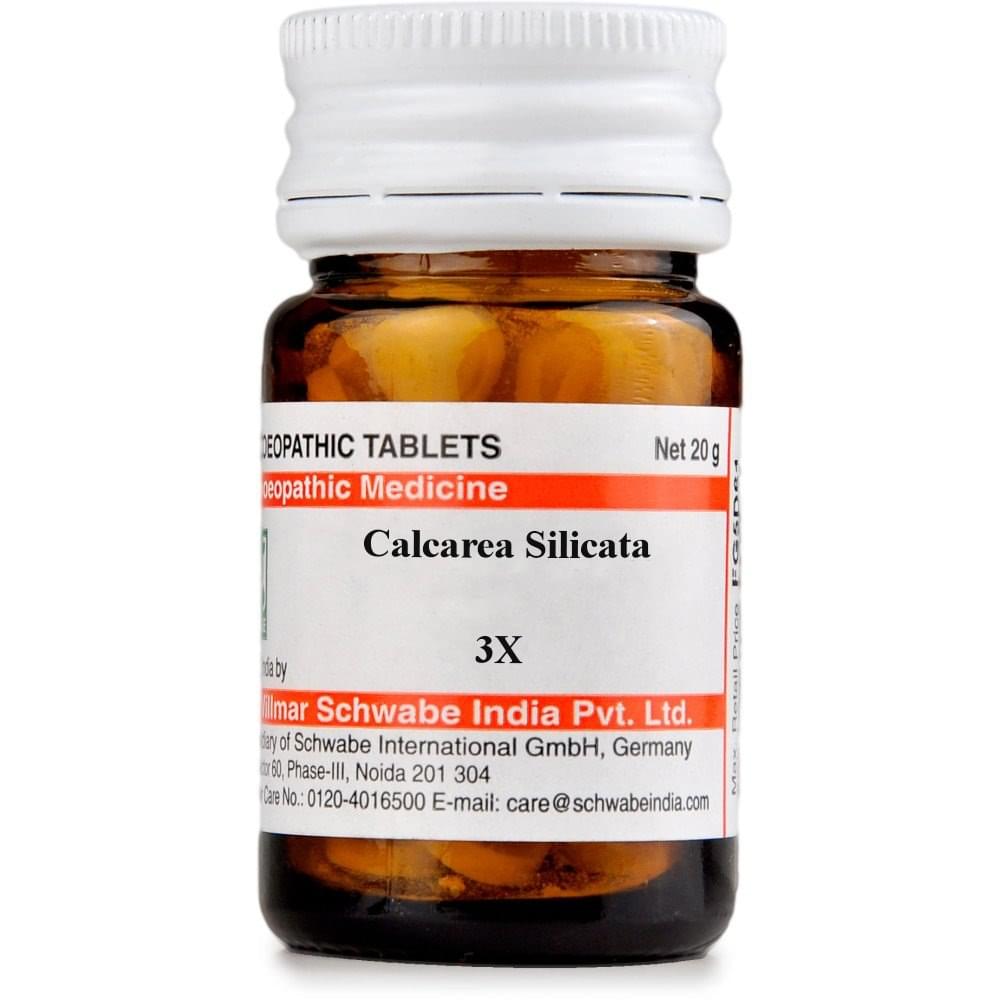 Dr Willmar Schwabe India Calcarea Silicata Trituration Tablet 3X - Image 1