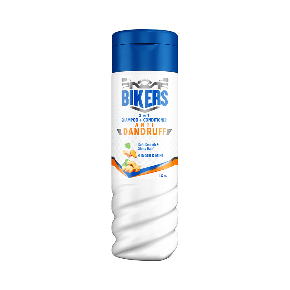 Bikers Anti Dandruff 2 in 1 Shampoo+Conditioner