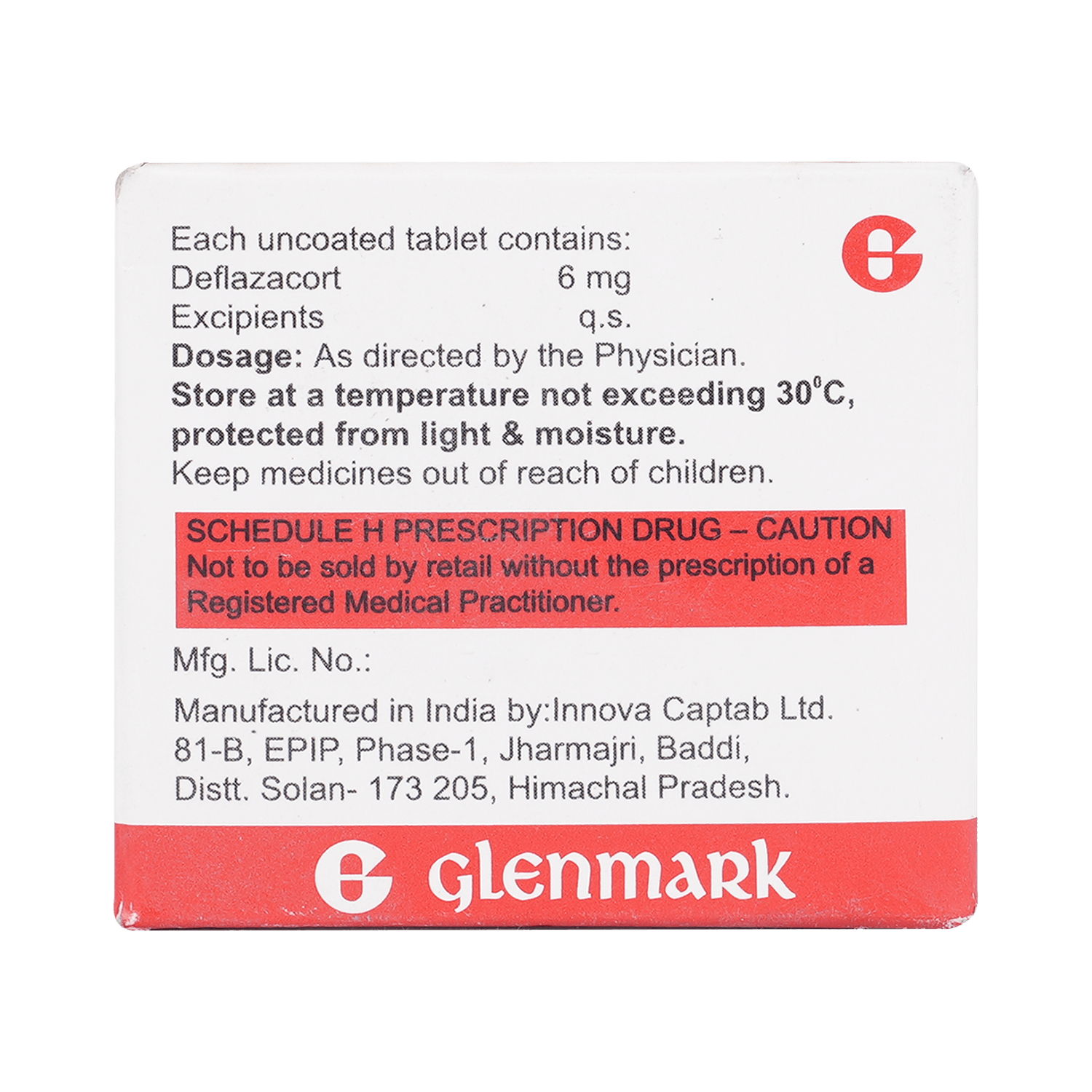 Glenocort 6mg Tablet - Image 3