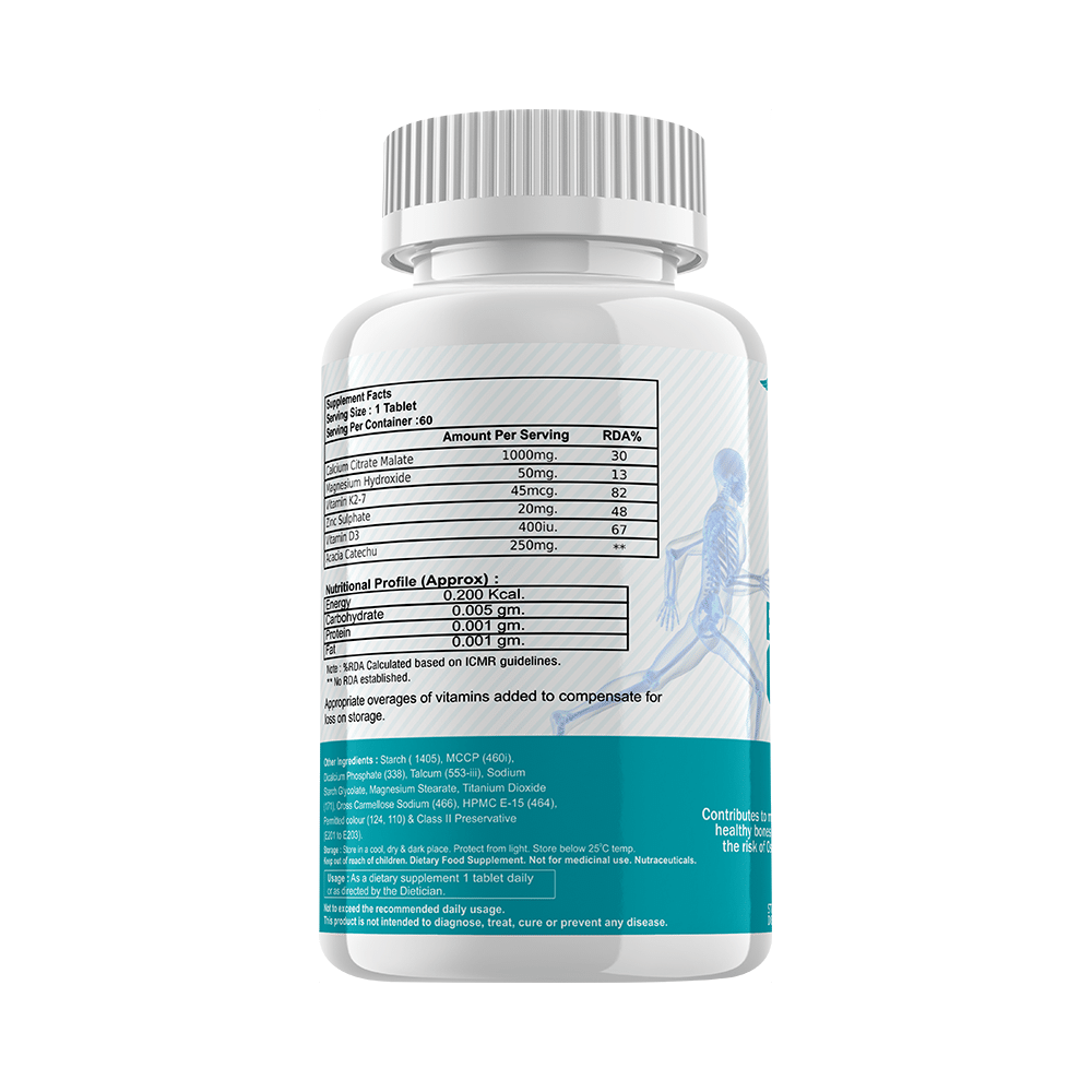 1MD Nutrition Bone Calcium D 3 Tablet - Image 2