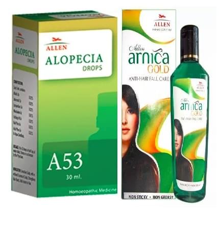 Allen Hair Care Combo (A53 + Arnica Gold Oil)