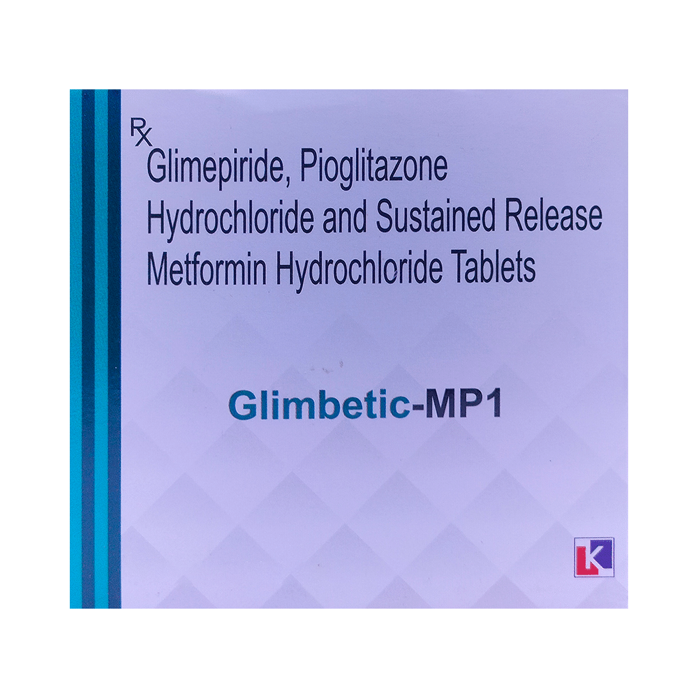 Glimbetic-MP1 Tablet SR - Image 1