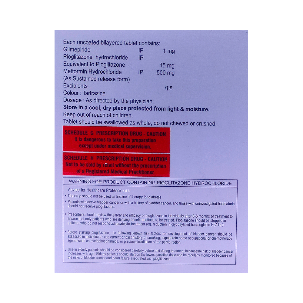Glimbetic-MP1 Tablet SR - Image 2