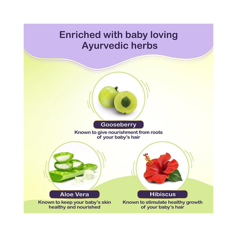 Dabur Baby Shampoo with Ayurvedic Herbs | For Baby's Delicate Hair & Scalp - Image 4