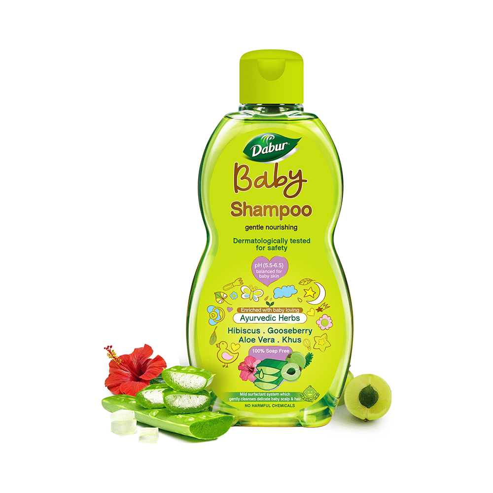 Dabur Baby Shampoo with Ayurvedic Herbs | For Baby's Delicate Hair & Scalp - Image 1