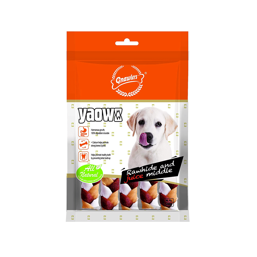 Gnawlers Yaowo Rawhide and Juice Middle - Image 1