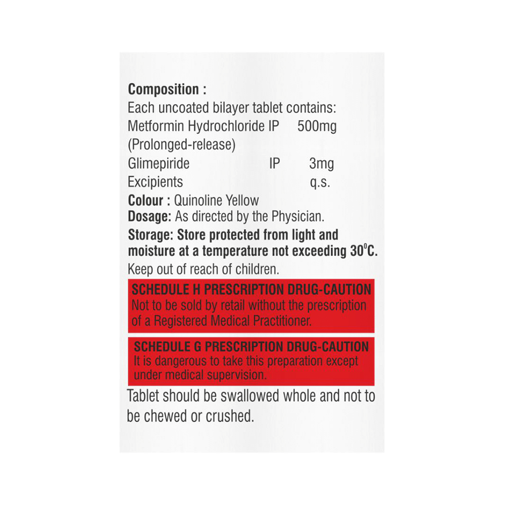 Mexfib G 3mg/500mg Tablet SR - Image 2