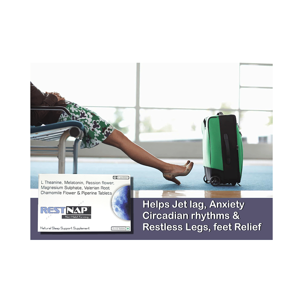 Rest Nap Chewable Sleeping care | Melatonin, Ashwagandha, Chamomile, Passion Flower Deep Sleep Tablet - Image 3