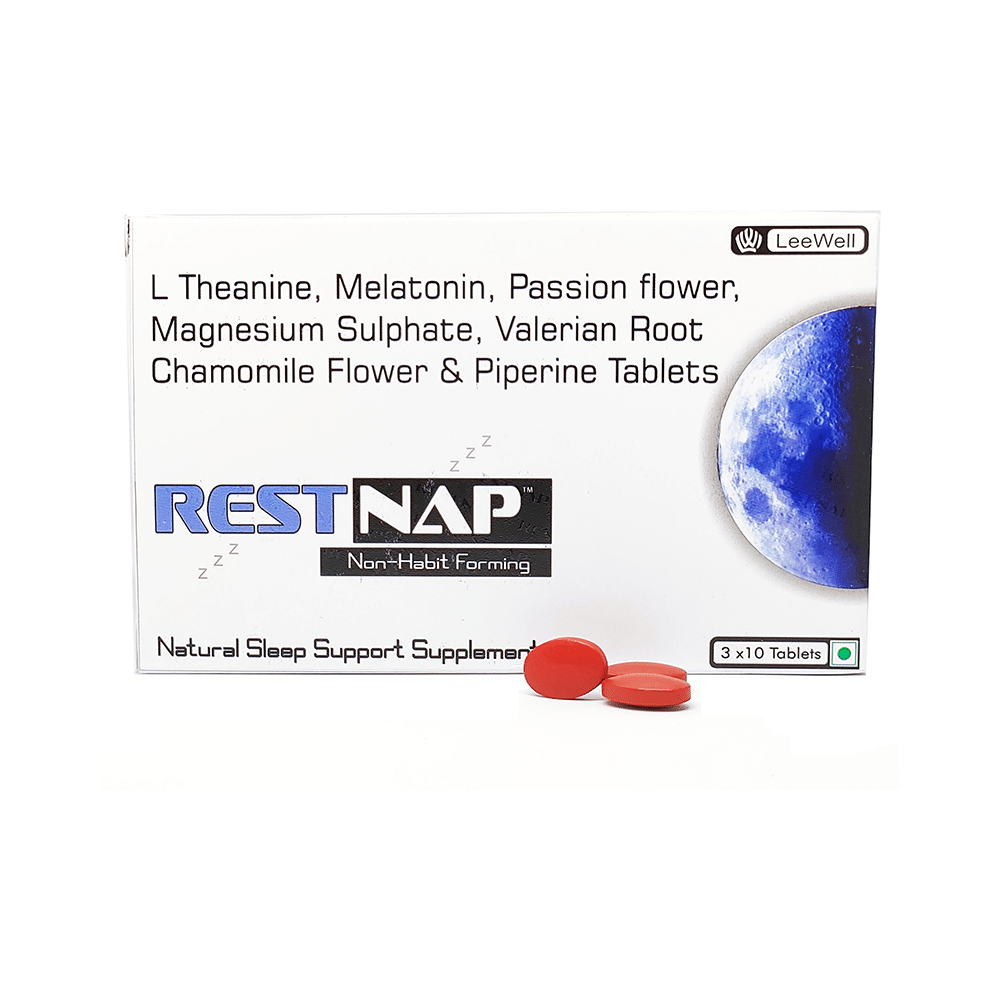 Rest Nap Chewable Sleeping care | Melatonin, Ashwagandha, Chamomile, Passion Flower Deep Sleep Tablet - Image 5