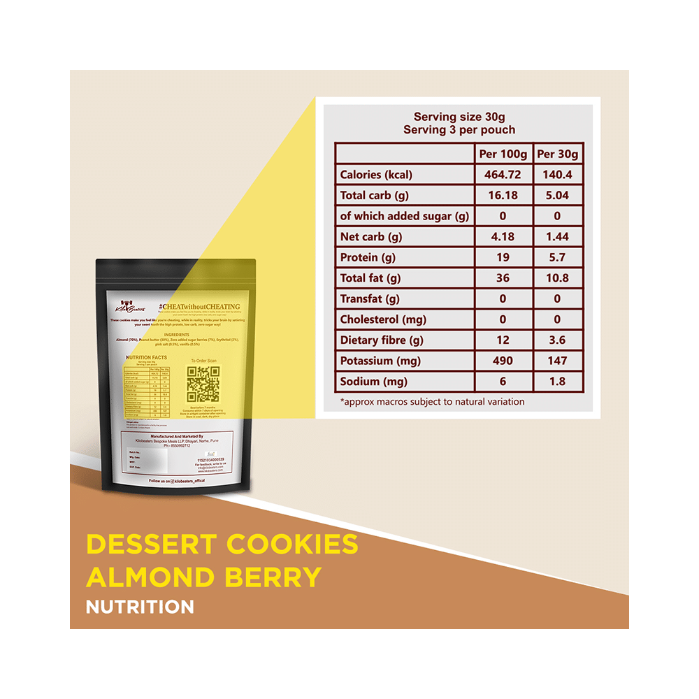 Kilobeaters Dessert Cookies Almond Berry - Image 6