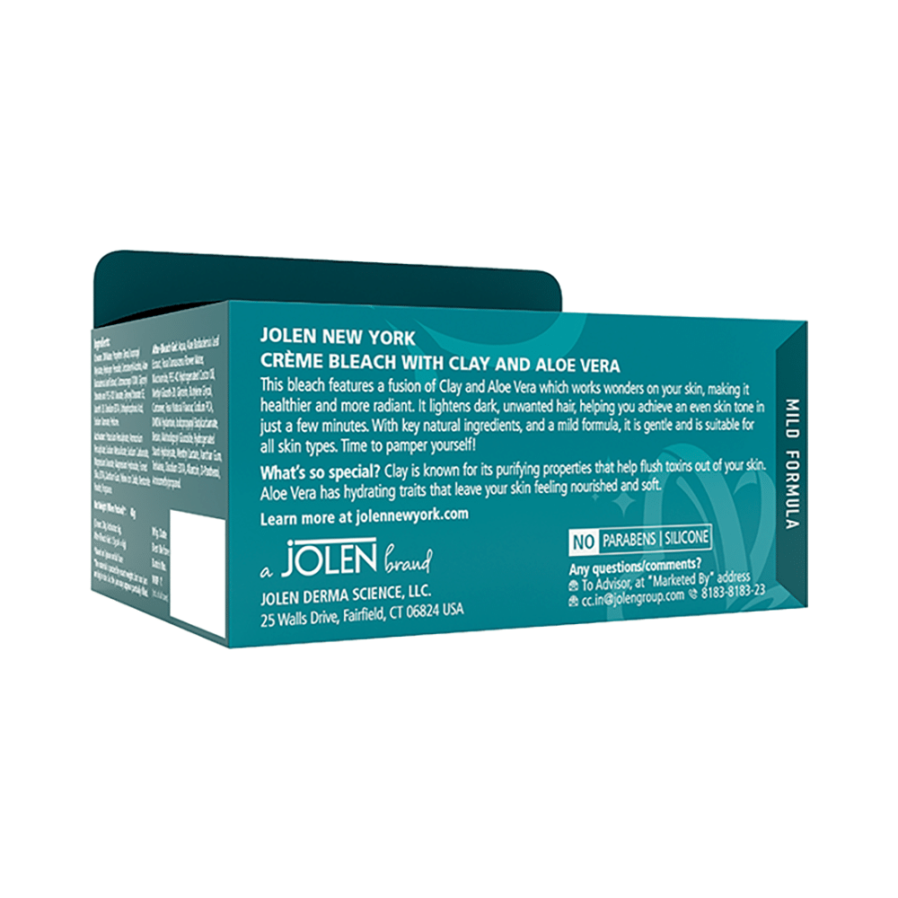 Jolen New York Cream Bleach Clay and Aloe Vera - Image 2