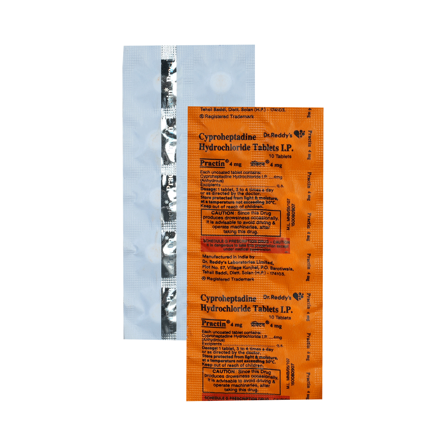 Practin 4mg Tablet