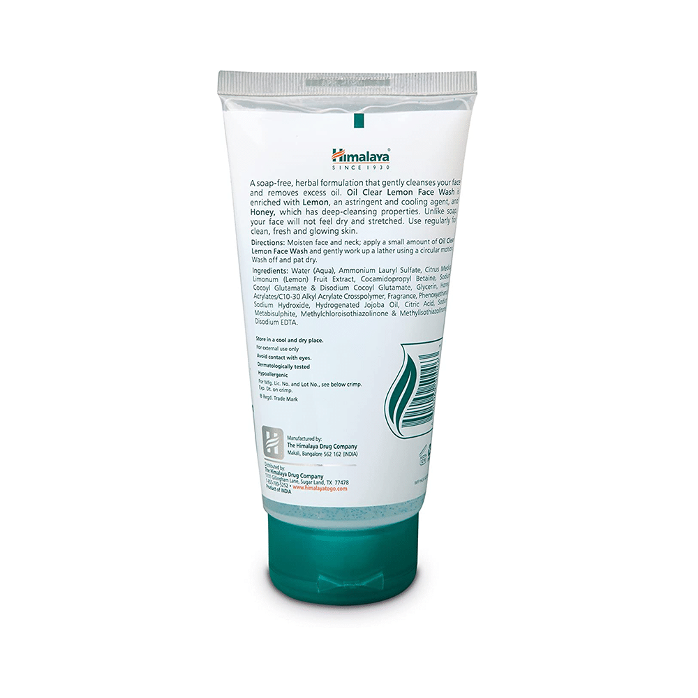 Himalaya Oil Clear Lemon Face Wash - Image 2