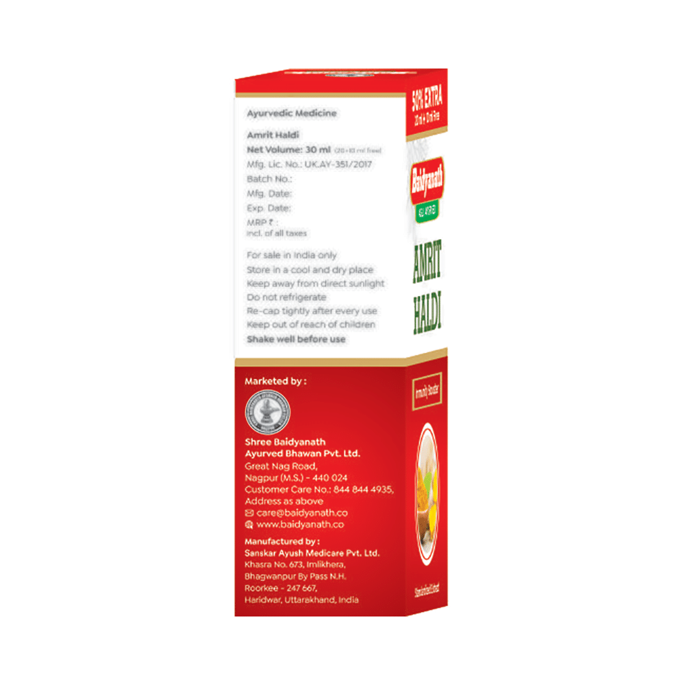 Baidyanath (Nagpur) Amrit Haldi Immunity Booster - Image 4