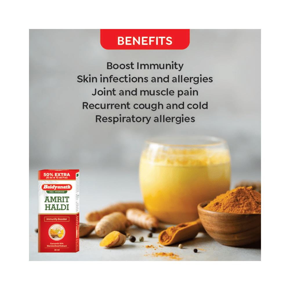 Baidyanath (Nagpur) Amrit Haldi Immunity Booster - Image 6