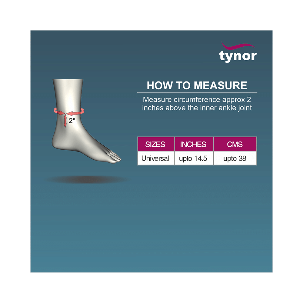 Tynor D 40 Air Ankle Splint Universal Grey - Image 4