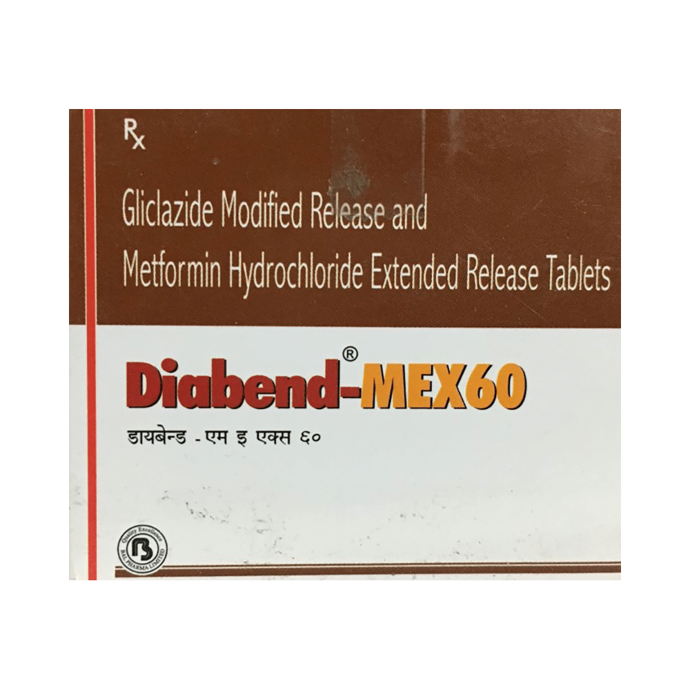 Diabend-MEX 60 Tablet ER - Image 1