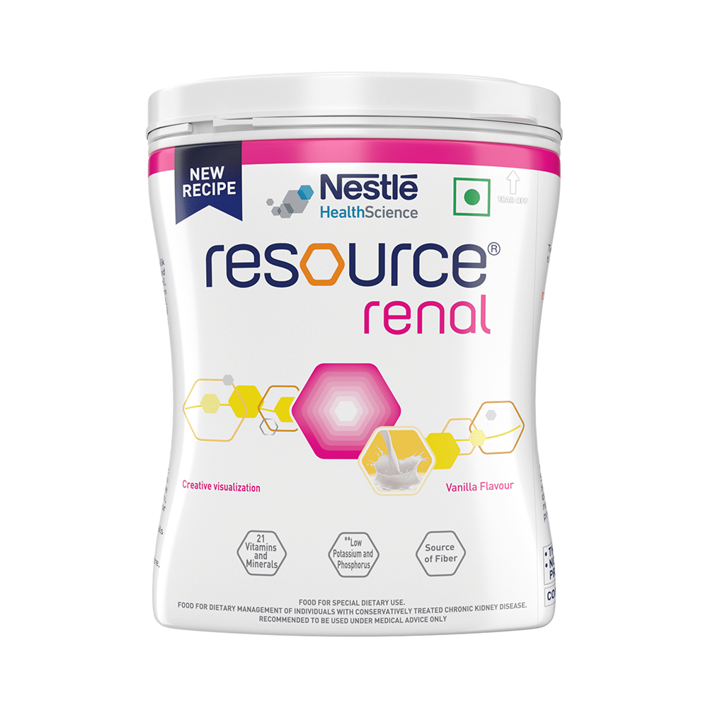 Nestle HealthScience Resource Renal Supplement with Protein & Electrolytes | Flavour Vanilla - Image 1