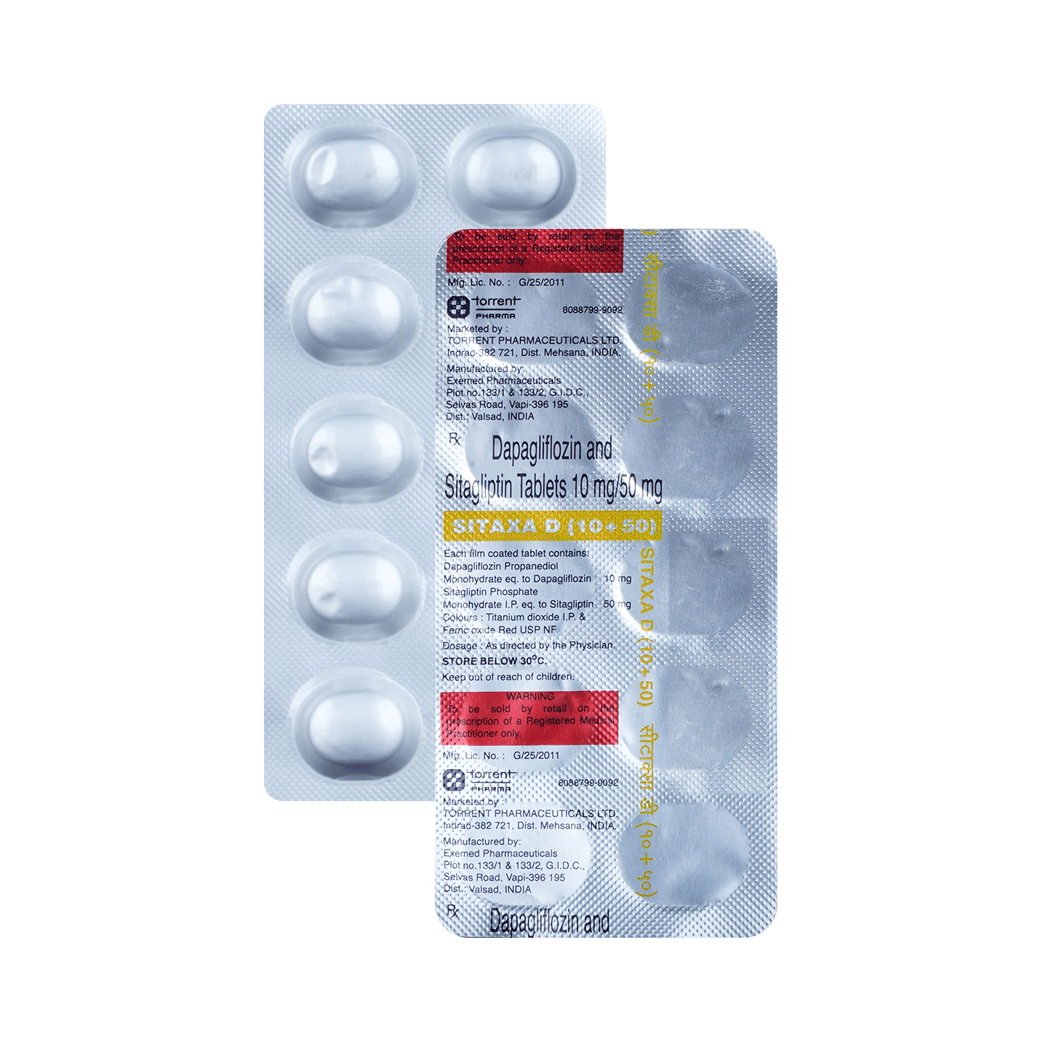 Sitaxa D 10mg/50mg Tablet - Image 1