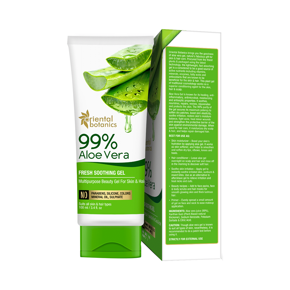 Oriental Botanics 99% Aloe Vera Fresh Soothing Gel - Image 2