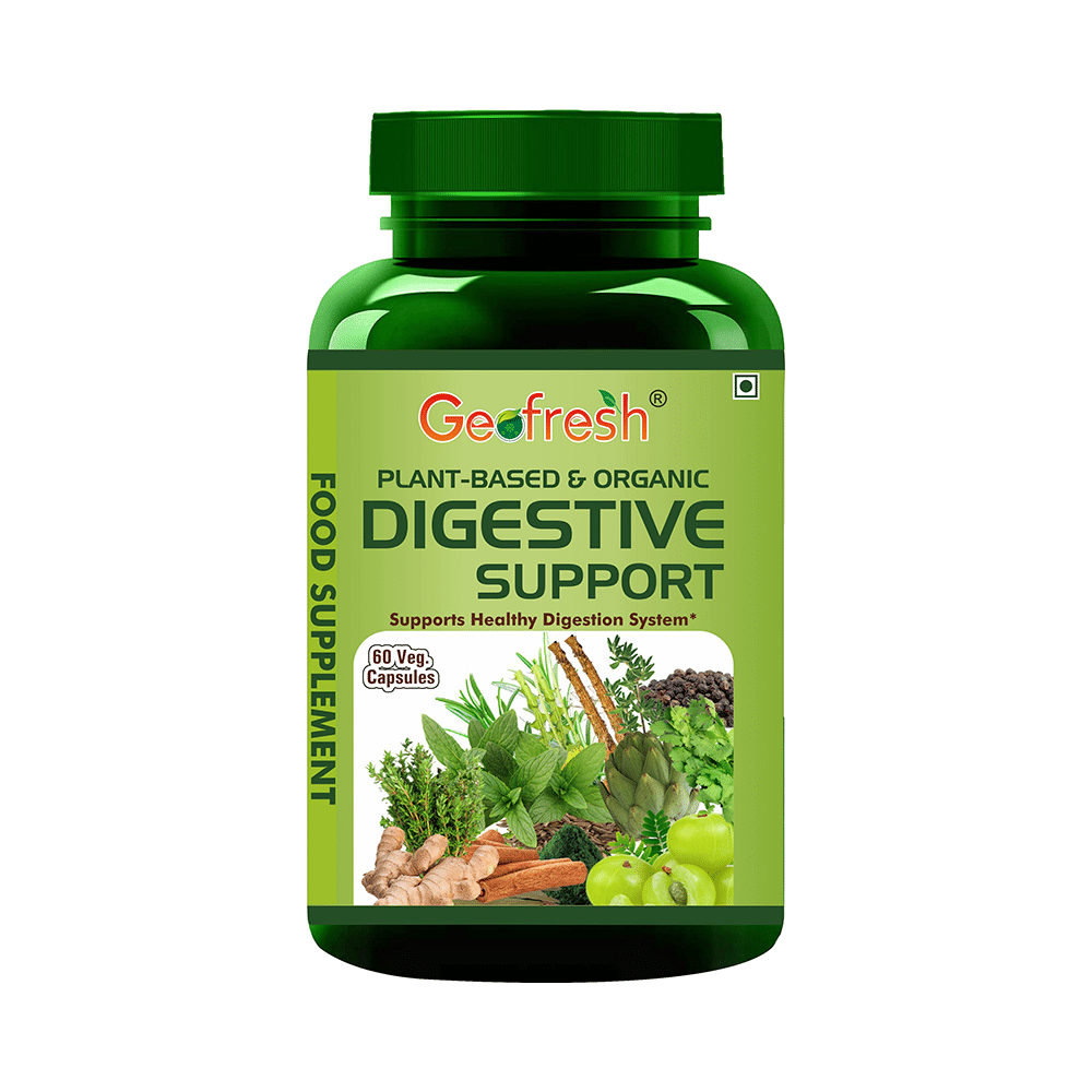 Geofresh Natural Plant Based & Organic Digestive Support Veg Capsule - Image 1