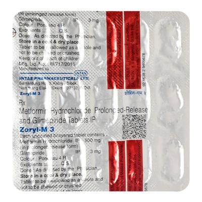 Zoryl-M 3 Tablet - Image 2