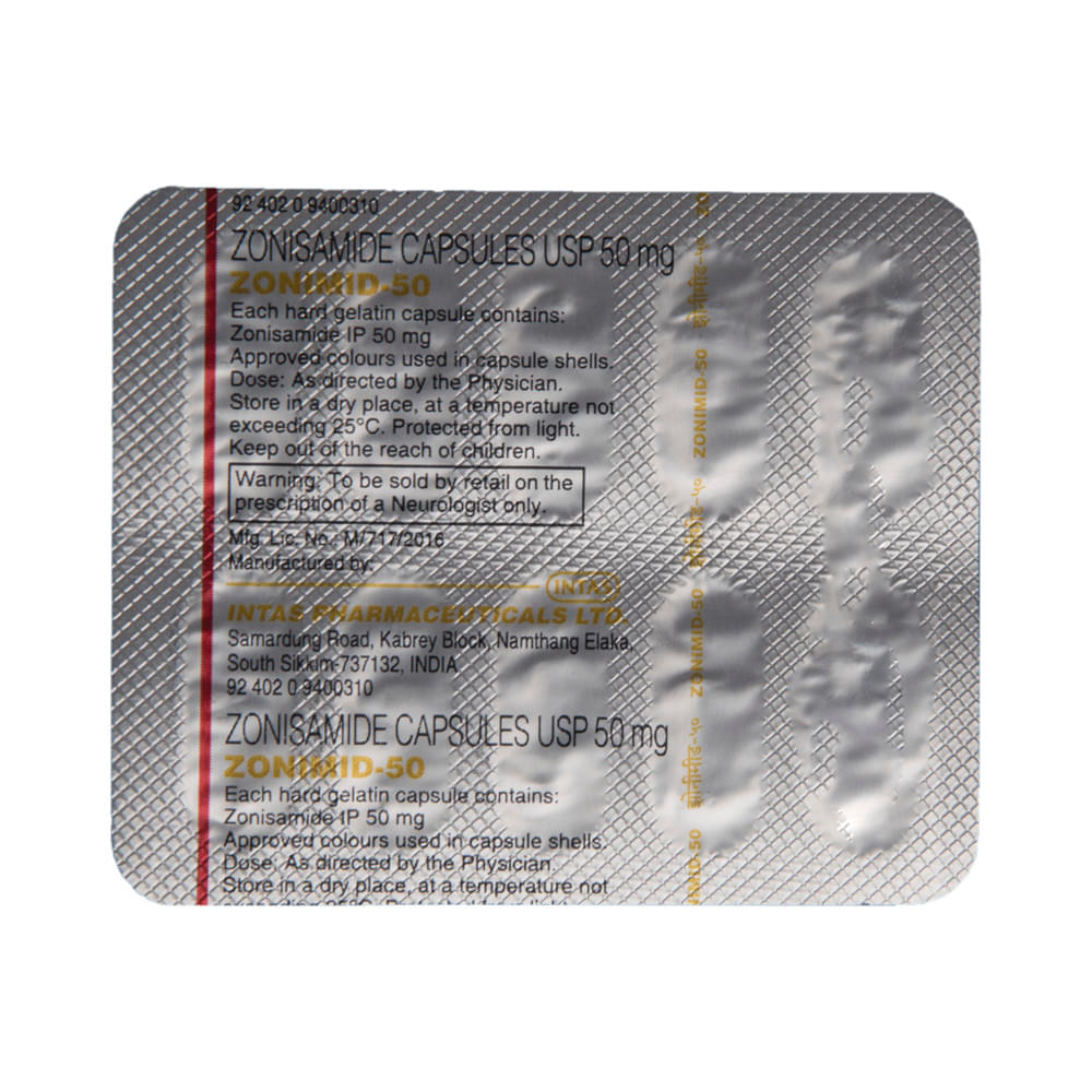 Zonimid 50 Capsule - Image 5