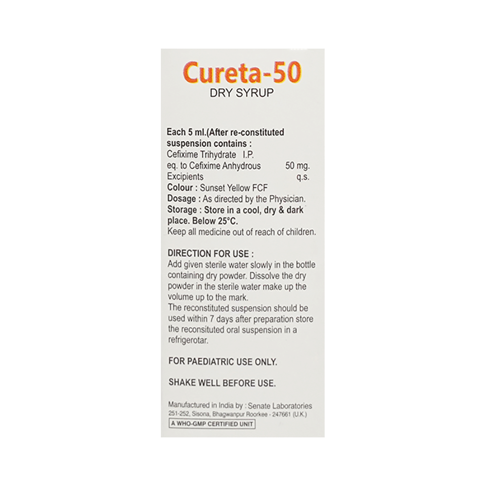 Cureta 50 Dry Syrup - Image 2