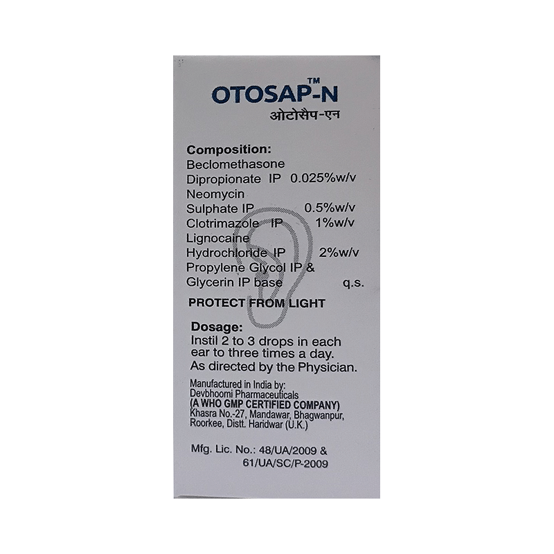 Otosap-N Ear Drop - Image 2
