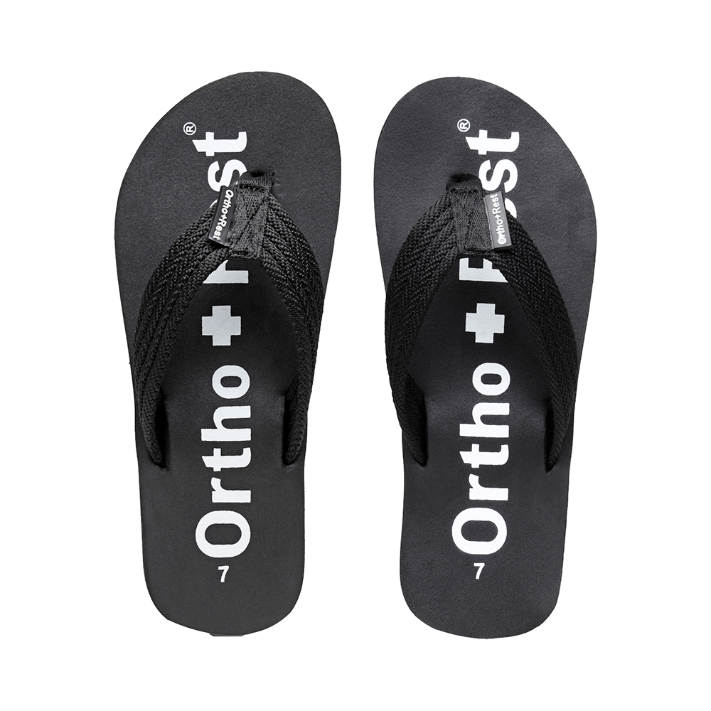 Ortho + Rest Extra Soft Men Slipper Orthopedic For Home Daily Use Slippers Black 10 - Image 2