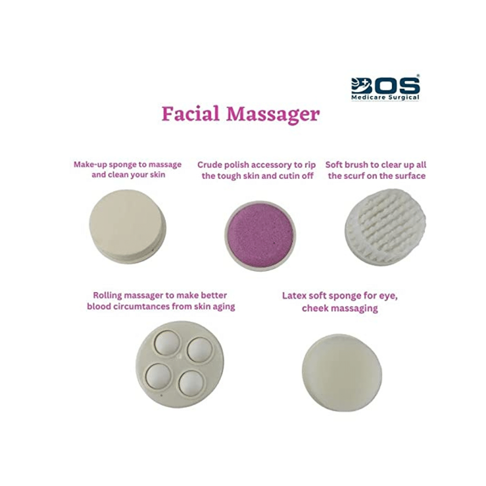 Bos Medicare Surgical 5 in 1 Beauty Electric Face Massager - Image 5