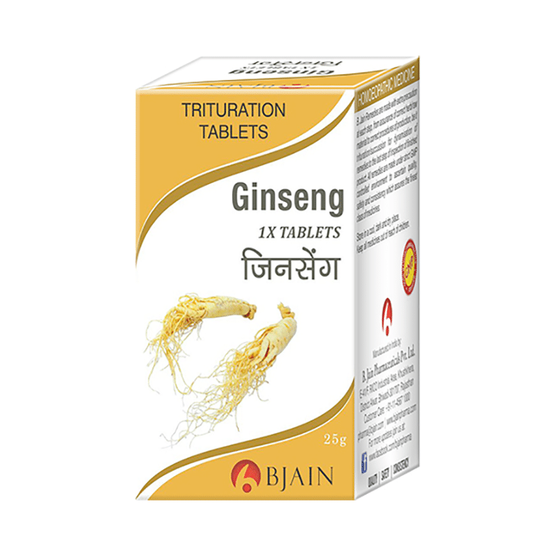 Bjain Ginseng Trituration Tablet 1X - Image 1