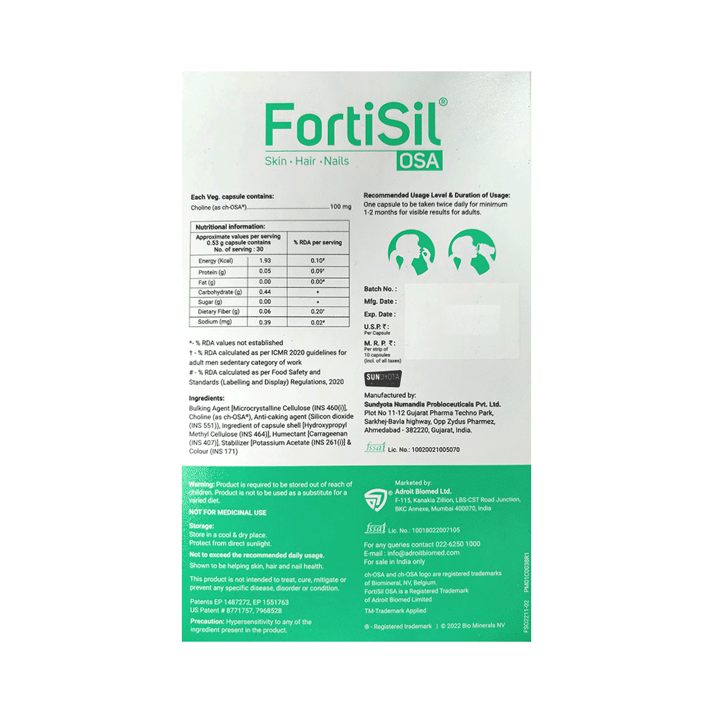 Fortisil OSA Veg Capsule - Image 2