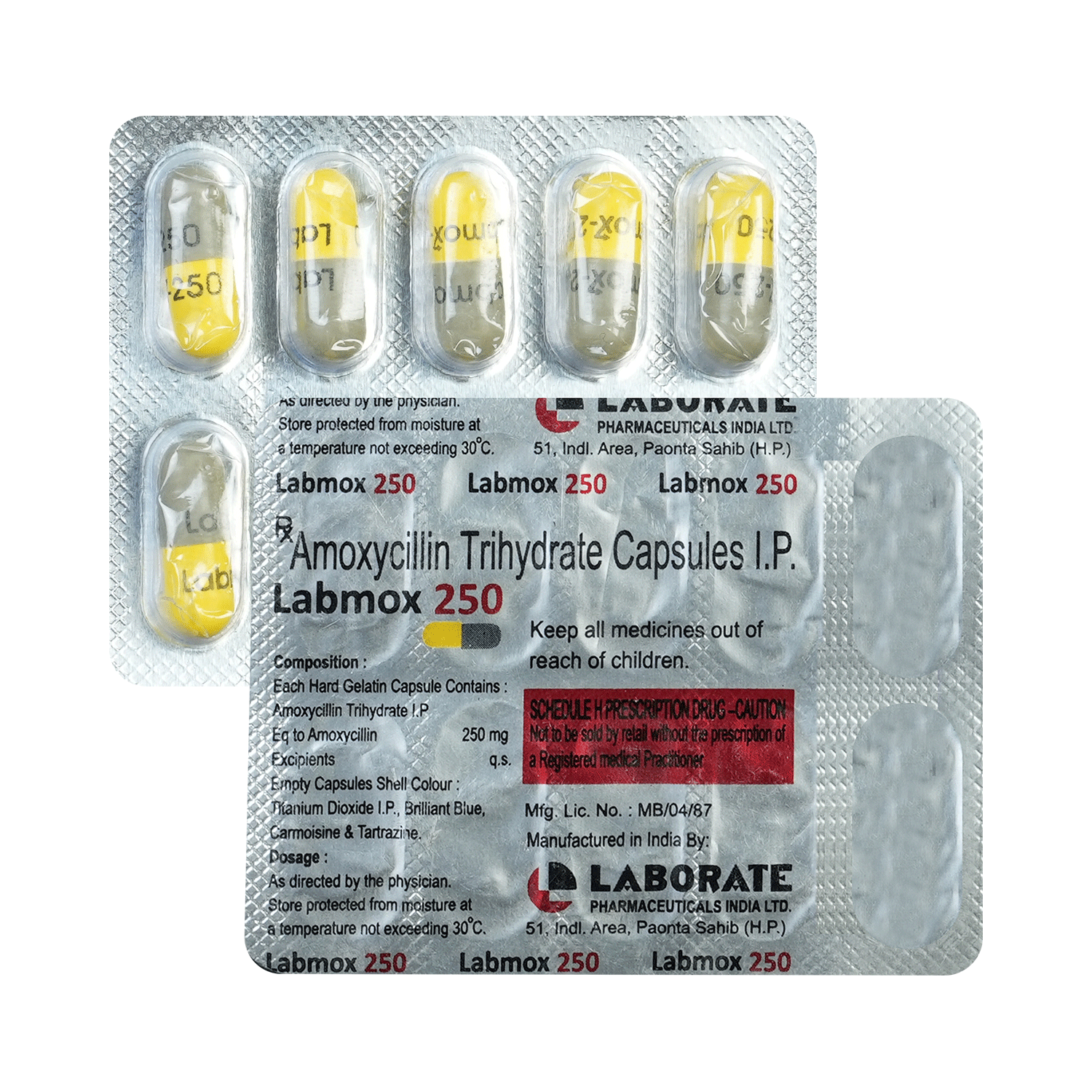 Labmox 250mg Capsule - Image 1