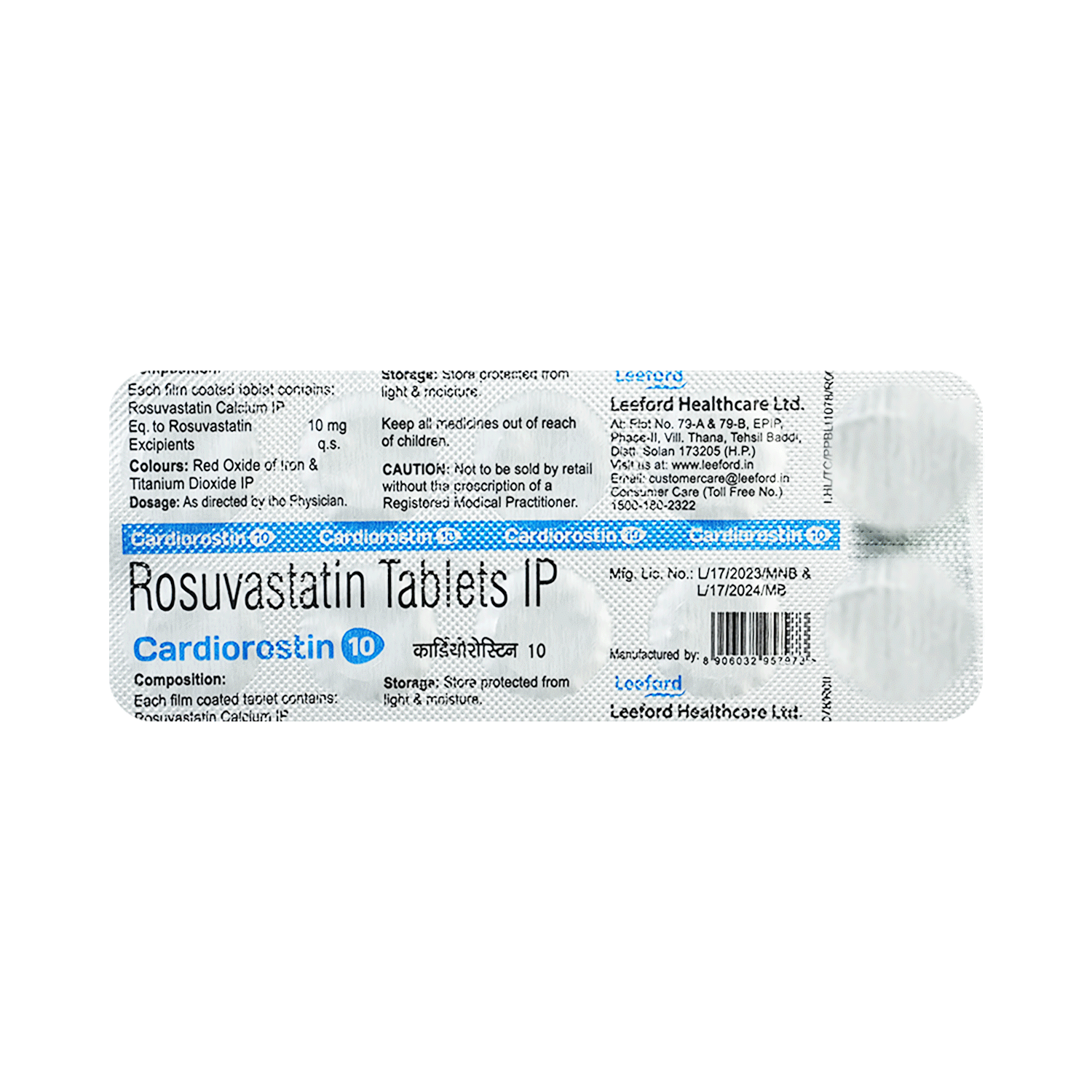 Cardiorostin 10mg Tablet - Image 6