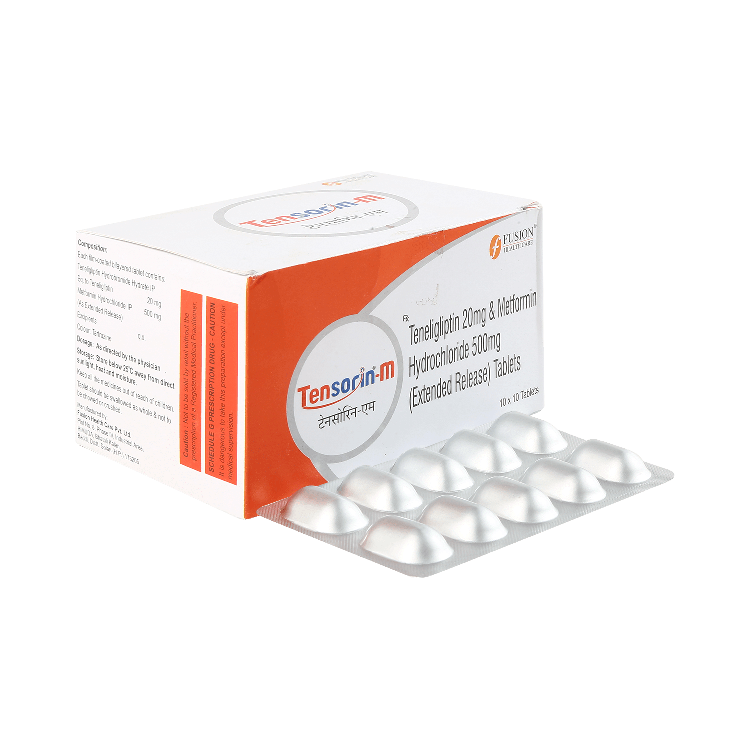 Tensorin M 500mg/20mg Tablet