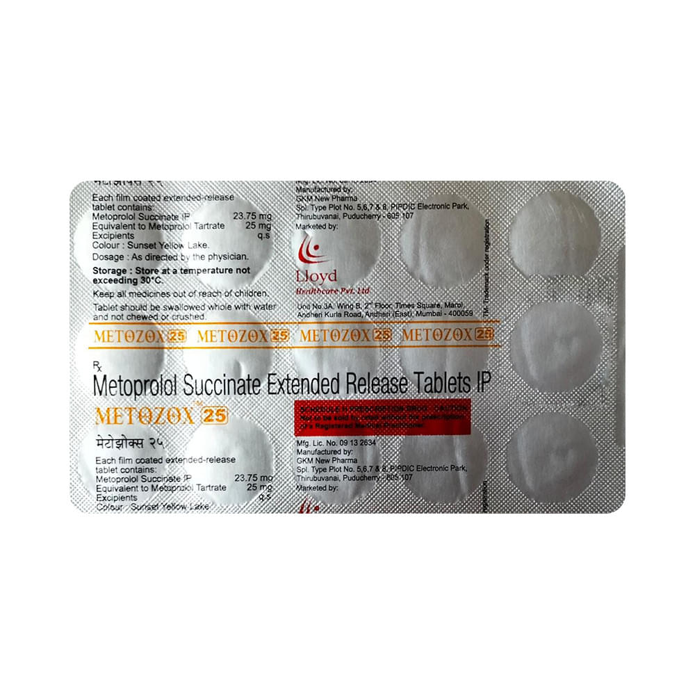 Metozox 25 Tablet ER