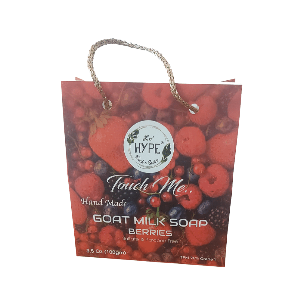 Le' Hype Hand Made Goat Milk Berries Soap