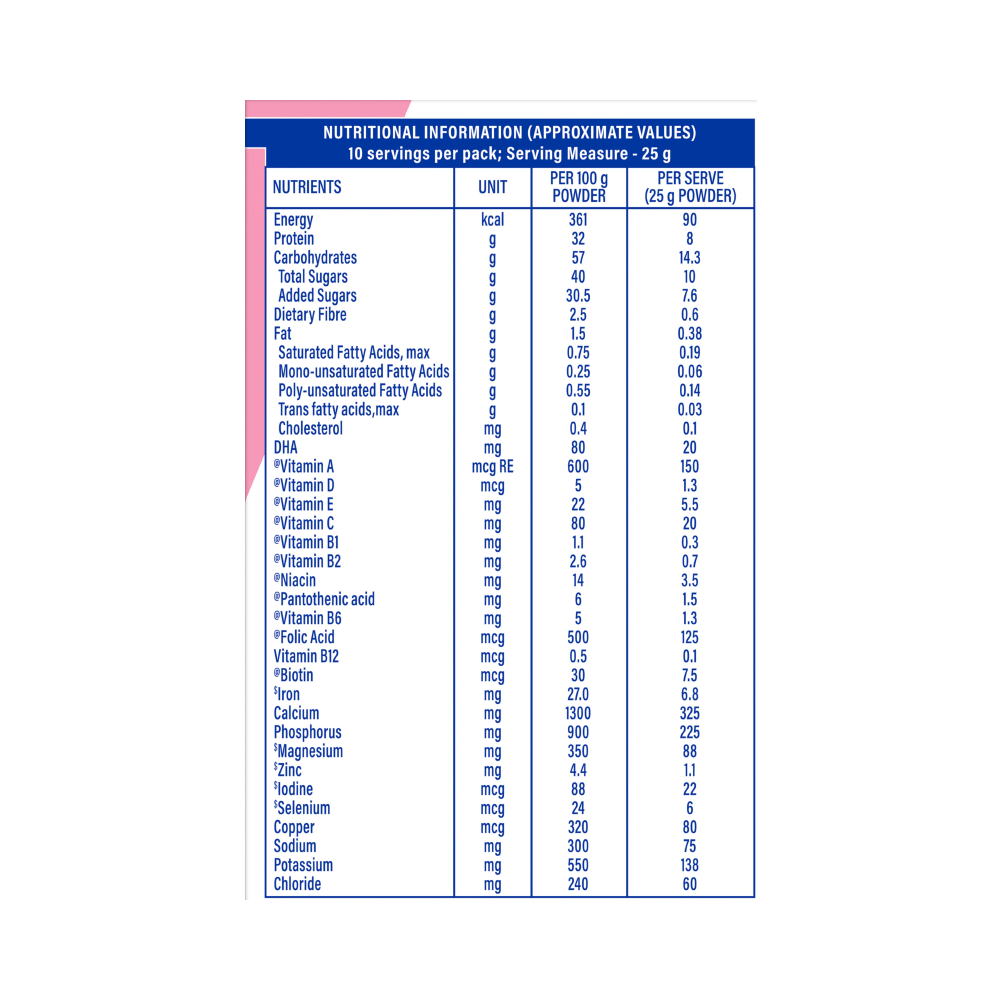 Protinex Mother’s Drink with DHA, Vitamins & Protein | Flavour Vanilla Powder | Nutrition Formula - Image 2