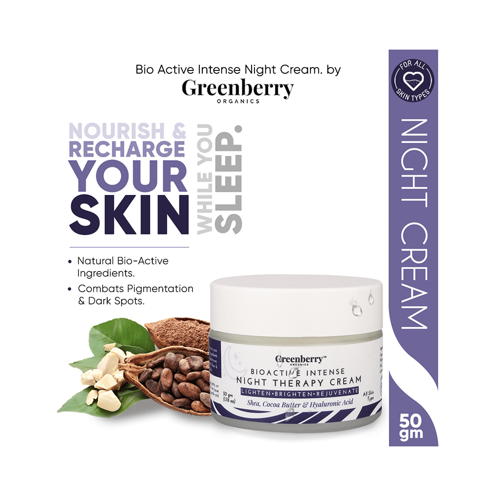 Greenberry Organics Bio-Active Intense Night Therapy Cream - Image 2