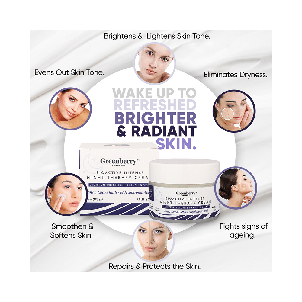 Greenberry Organics Bio-Active Intense Night Therapy Cream - Image 4