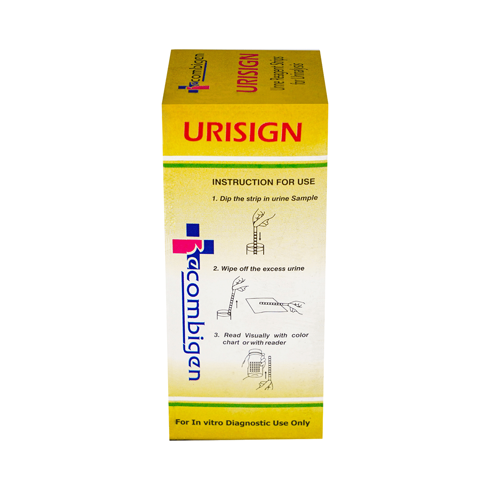 Recombigen Urisign 2 Parameter Reagent Strips for Glucose and Ketone Analysis - Image 4