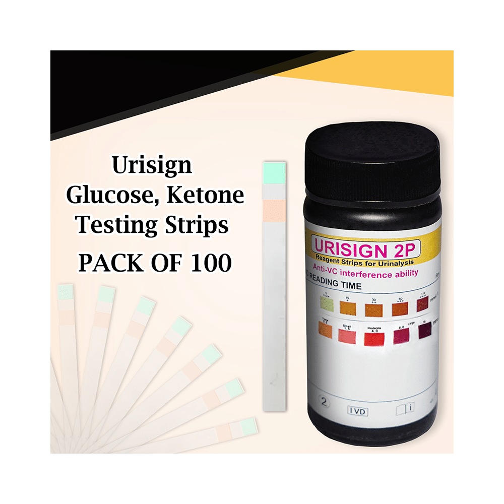 Recombigen Urisign 2 Parameter Reagent Strips for Glucose and Ketone Analysis - Image 5