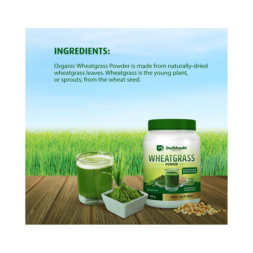 Dwibhashi Wheatgrass Powder Gluten Free - Image 2