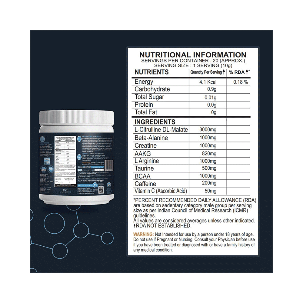 Master Dream Bodies Mad Maxx(200gm Each) Powder Watermelon - Image 3