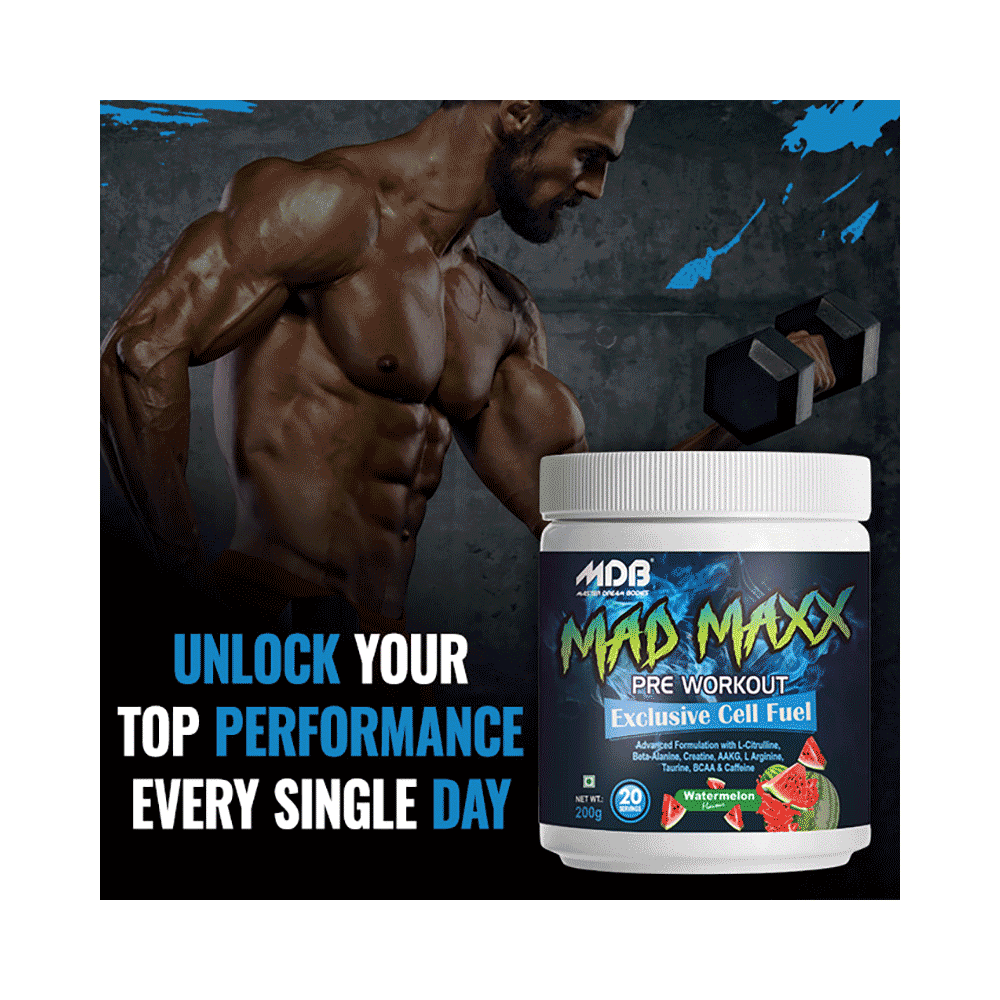 Master Dream Bodies Mad Maxx(200gm Each) Powder Watermelon - Image 7