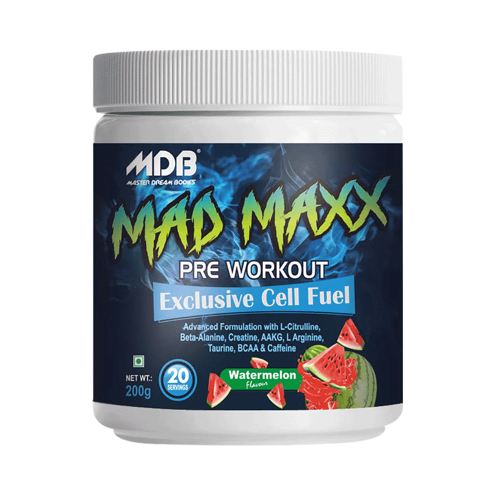 Master Dream Bodies Mad Maxx(200gm Each) Powder Watermelon - Image 1