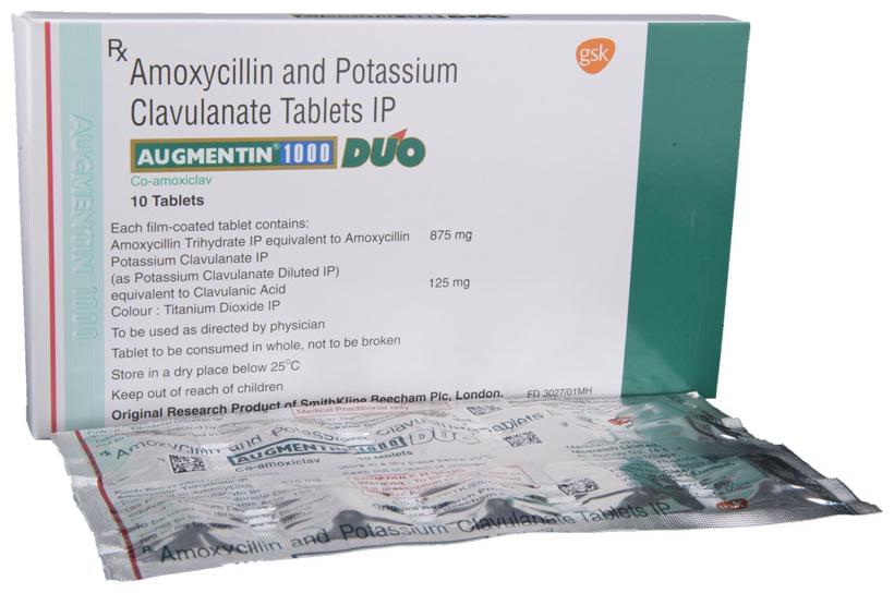 Augmentin 1g Duo Tablet - Image 1